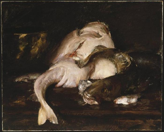 William Merritt Chase Still Life Fish Germany oil painting art